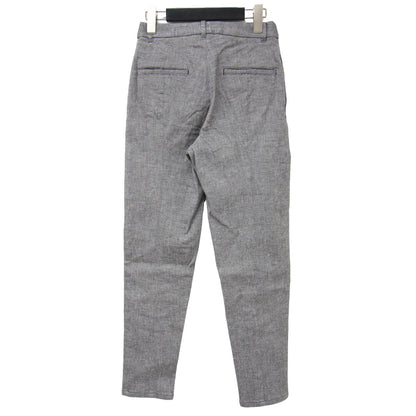 23春夏 コットン リネン ストレッチ テーパード パンツ