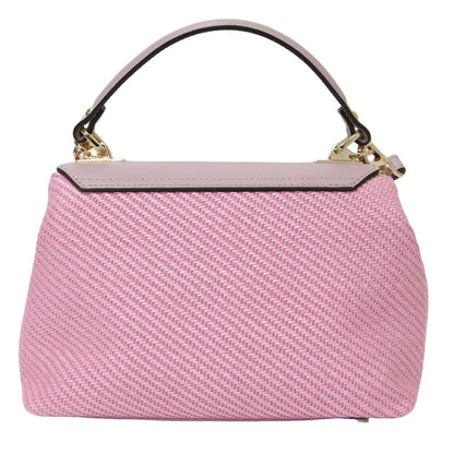 24春夏 2WAY フラップ レザー ハンドバッグ / ショルダーバッグ メッシュ