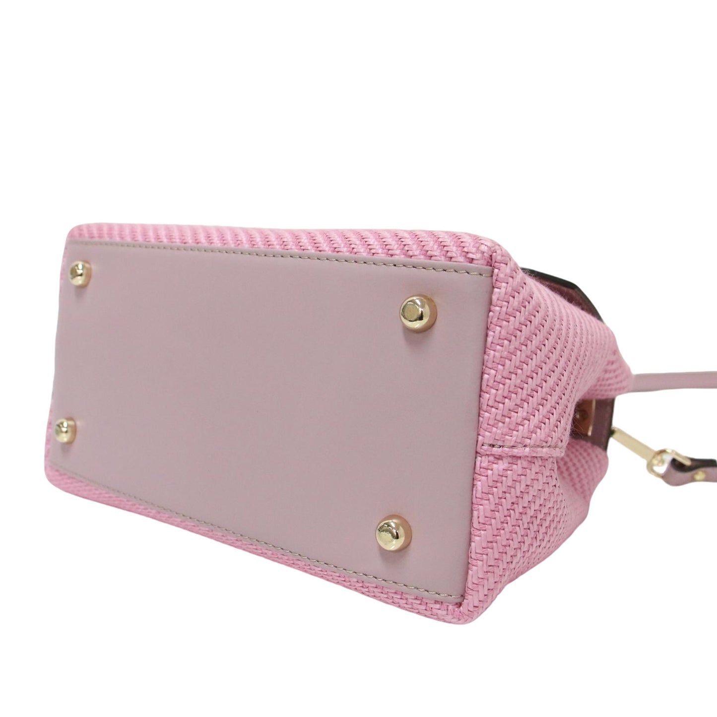 24春夏 2WAY フラップ レザー ハンドバッグ / ショルダーバッグ メッシュ