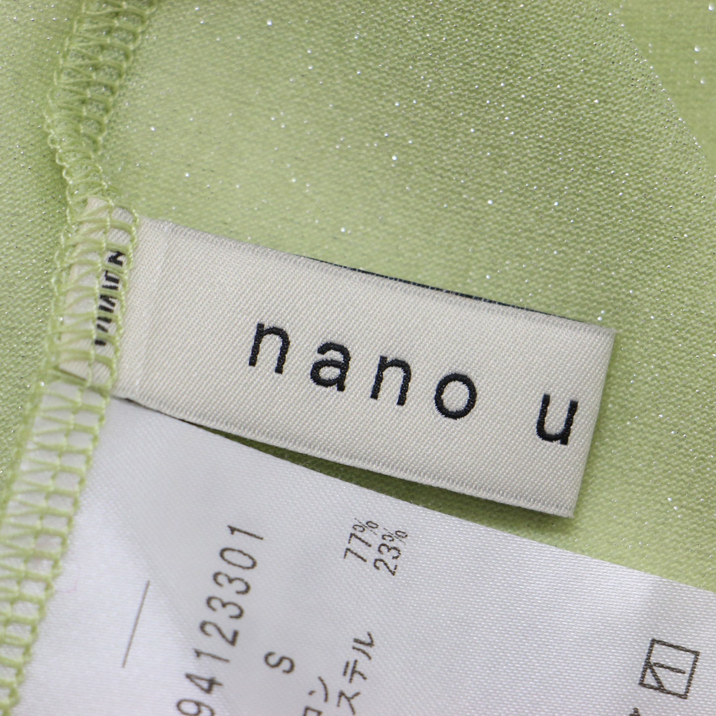 24秋冬 ラメ シアー カット トップス / 長袖 ボートネック カットソー Tシャツ 241115