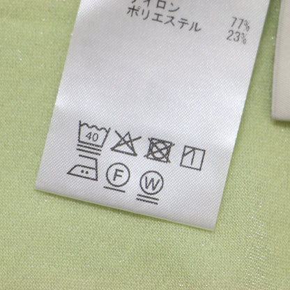 24秋冬 ラメ シアー カット トップス / 長袖 ボートネック カットソー Tシャツ 241115