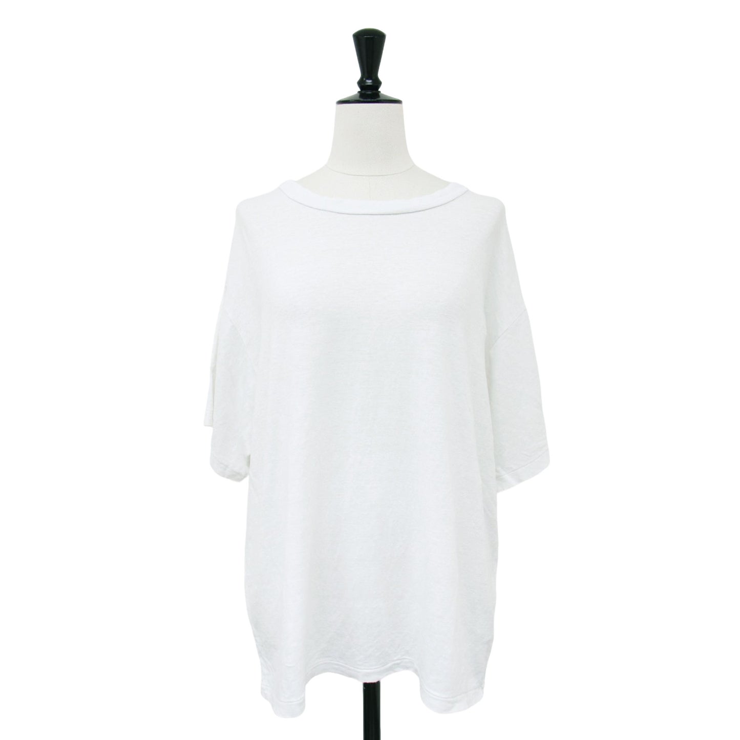 LINEN BASE Tシャツ / 半袖 ショートスリーブ クルーネック リネン
