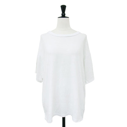 LINEN BASE Tシャツ / 半袖 ショートスリーブ クルーネック リネン