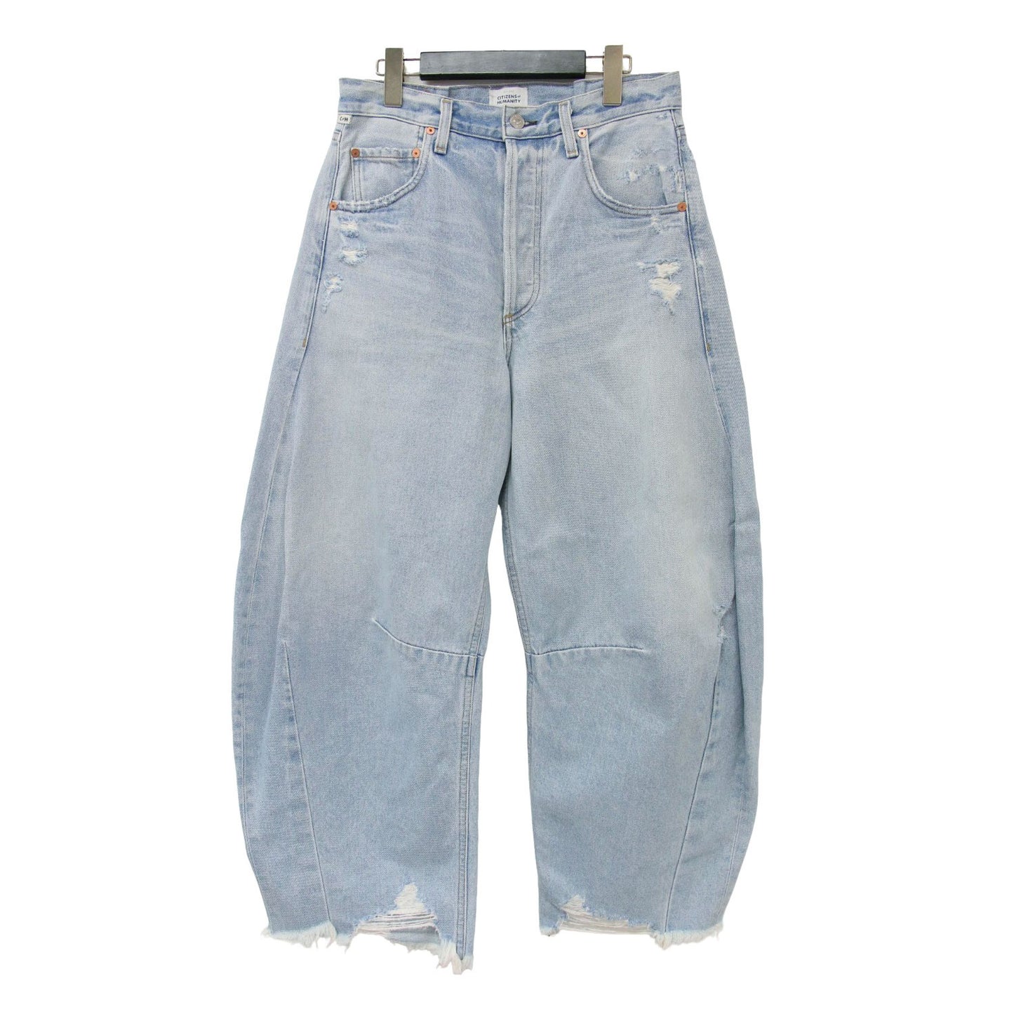 24春夏 カーブ ワイド デニムパンツ / HORSESHOE JEAN ホースシュー ジーンズ コットン ハイウエスト