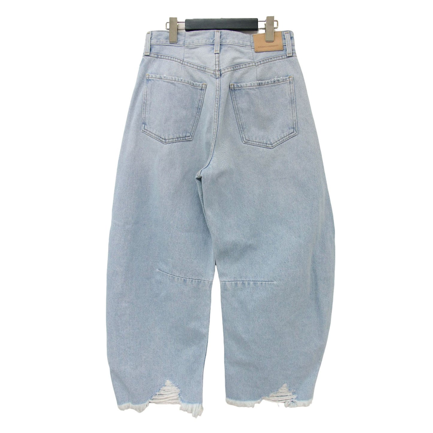 24春夏 カーブ ワイド デニムパンツ / HORSESHOE JEAN ホースシュー ジーンズ コットン ハイウエスト