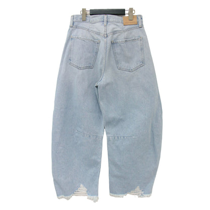 24春夏 カーブ ワイド デニムパンツ / HORSESHOE JEAN ホースシュー ジーンズ コットン ハイウエスト