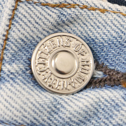24春夏 カーブ ワイド デニムパンツ / HORSESHOE JEAN ホースシュー ジーンズ コットン ハイウエスト