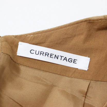 ゴートスエード エプロン ドレス / ミディ丈 スリット キャミソール ワンピース