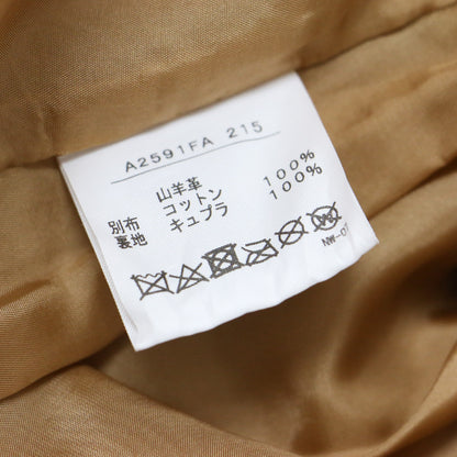 ゴートスエード エプロン ドレス / ミディ丈 スリット キャミソール ワンピース