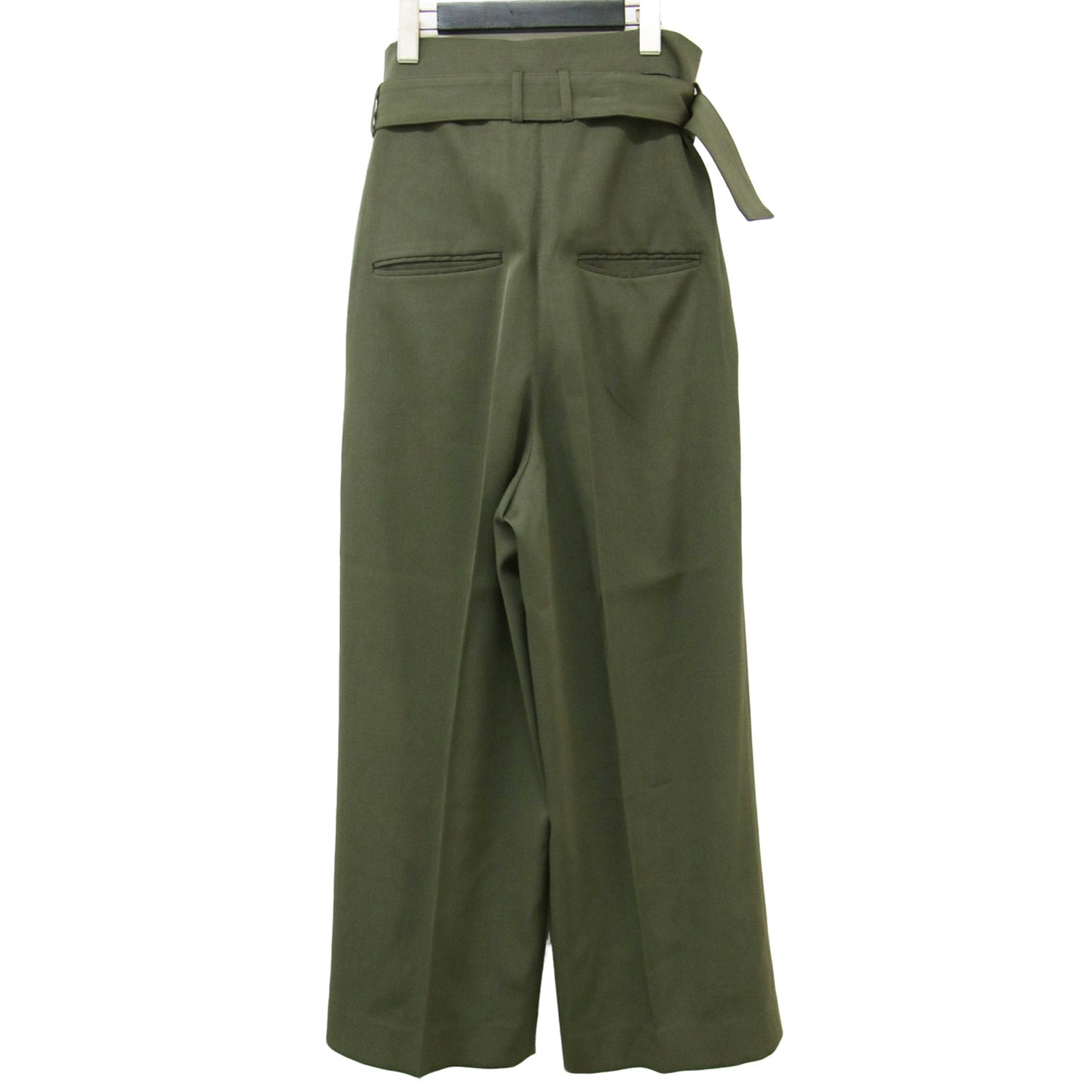 CINOH (チノ) アセテート ハイウエスト パンツ / ACETATE HIGH-WAIST PANTS ワイド センタープレス ベルト  241113 - ブランド古着の通販・買取 | BEEGLE by Boo-Bee