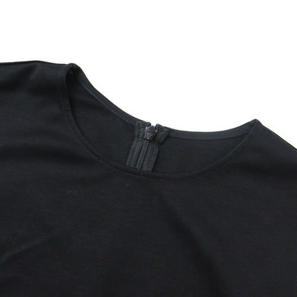 24春夏 ボーダー フリル トップス / BORDER FRILL TOP ノースリーブ ペプラム コットン 241029