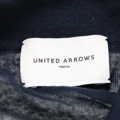 シアー ニット ポロシャツ / 半袖 リネン コットン ナイロン