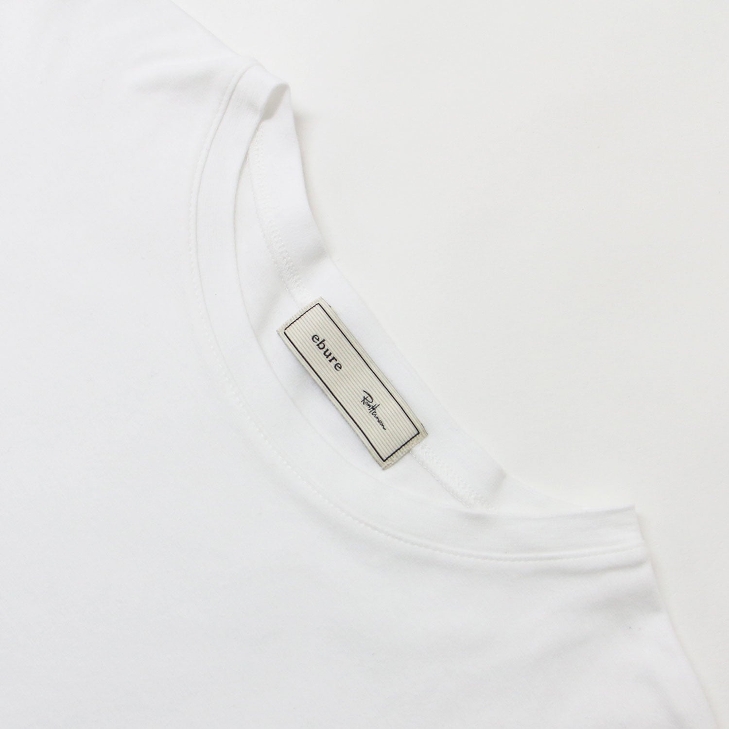 ebure (エブール) × Ron Herman 別注 オーガニック コットン ポンチ Tシャツ / Organic Cotton Ponte  Tee 定番 半袖 241030 – ブランド古着の通販・買取 | BEEGLE by Boo-Bee