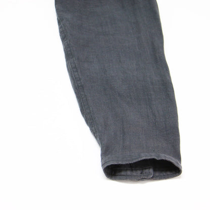 リネン ガウン シャツ / WASHER LINEN STACK GOWN ロング丈 長袖 バンドカラー