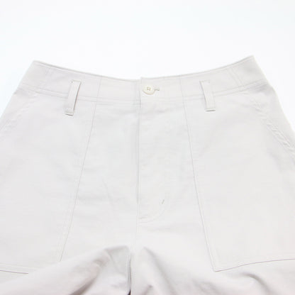 ストレート ベイカー パンツ / 裾絞り ドロスト ハイウエスト