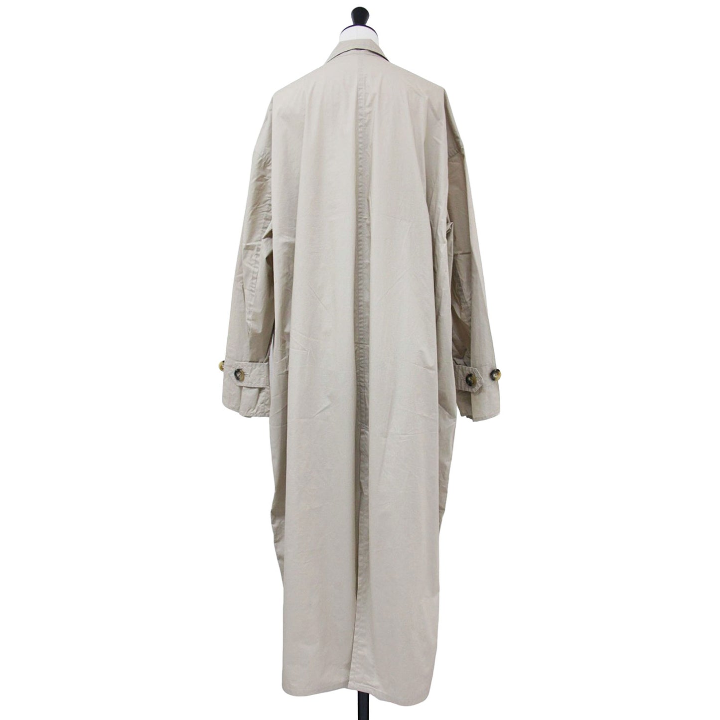 23秋冬 lightning ダスター コート / ロング トレンチコート コットン スタンドカラー