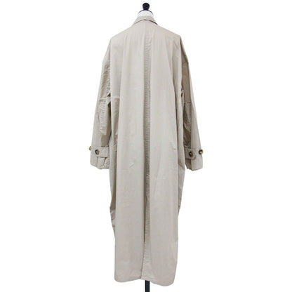 23秋冬 lightning ダスター コート / ロング トレンチコート コットン スタンドカラー