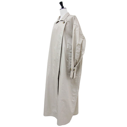 23秋冬 lightning ダスター コート / ロング トレンチコート コットン スタンドカラー