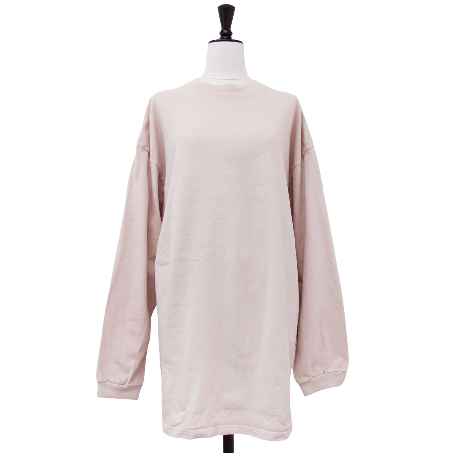 ハイネック ロングスリーブ Tシャツ / HI-NECK LONG T-SHIRTS カットソー プルオーバー 長袖 オーバーサイズ コットン