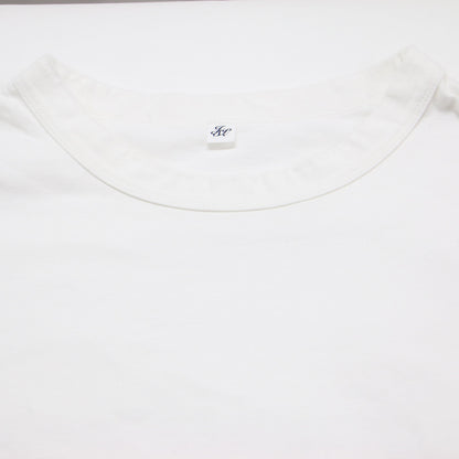 クラシック テンジク スタンダード クルーネック ワンピース / Tシャツ 5分袖 ロング コットン