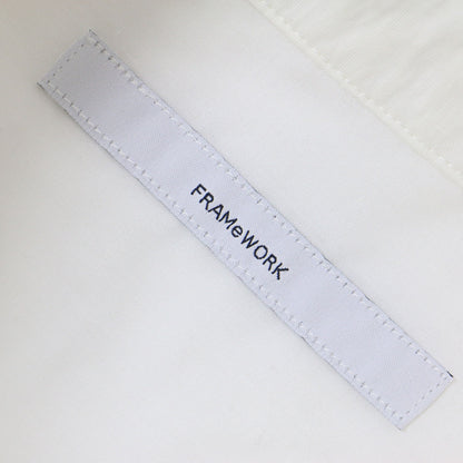 ショート シャツ / ブラウス 長袖 タンブラー加工 コットン ナイロン