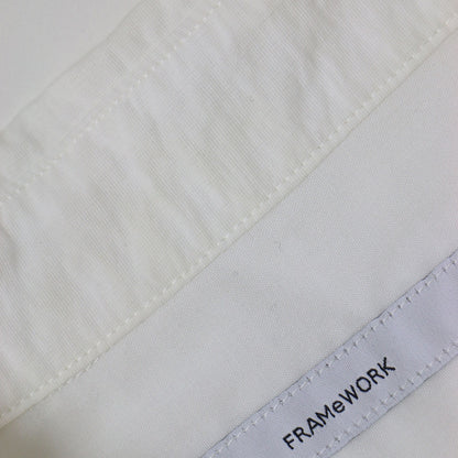 ショート シャツ / ブラウス 長袖 タンブラー加工 コットン ナイロン