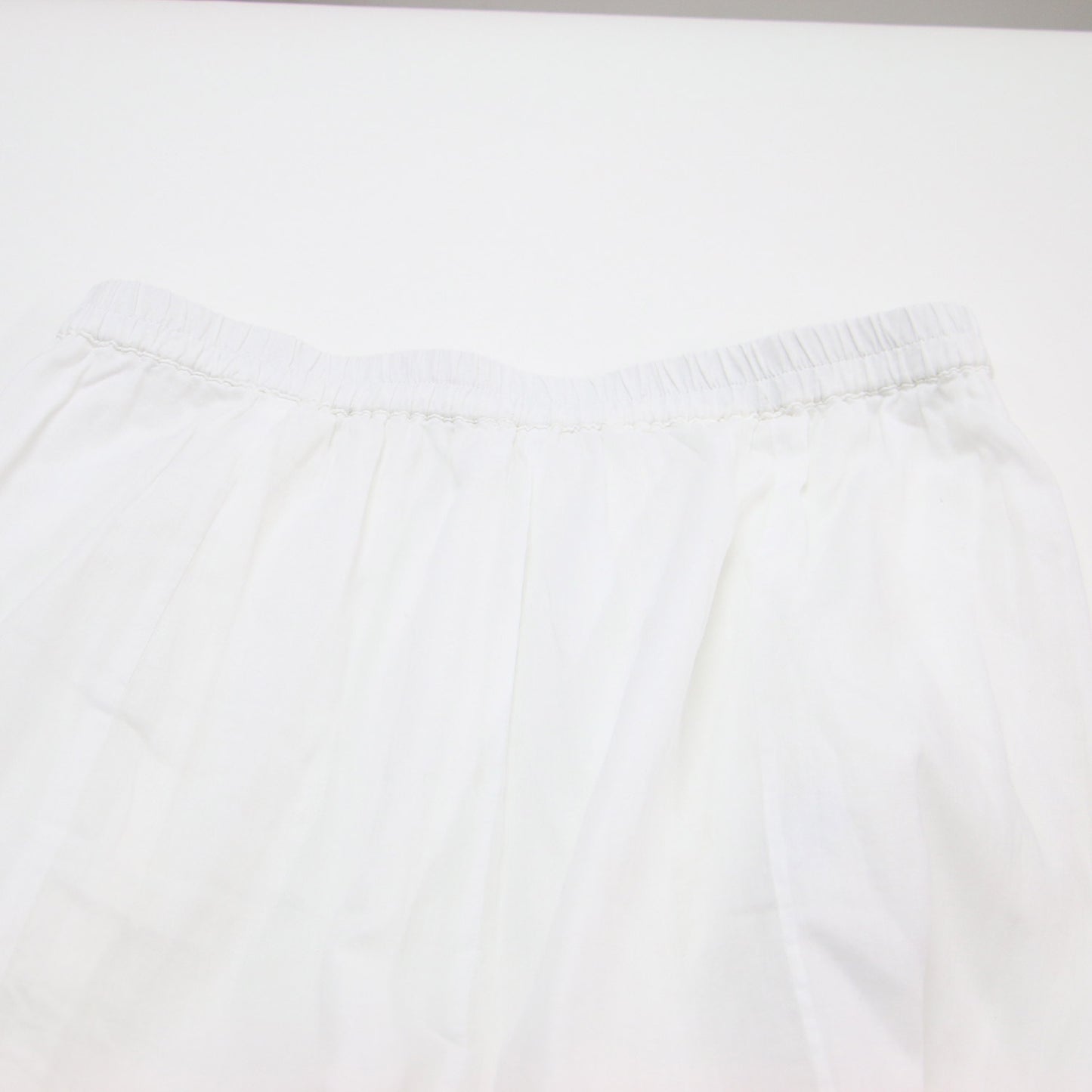 クリンクル コットン パネル スカート / フレア マキシ シワ加工