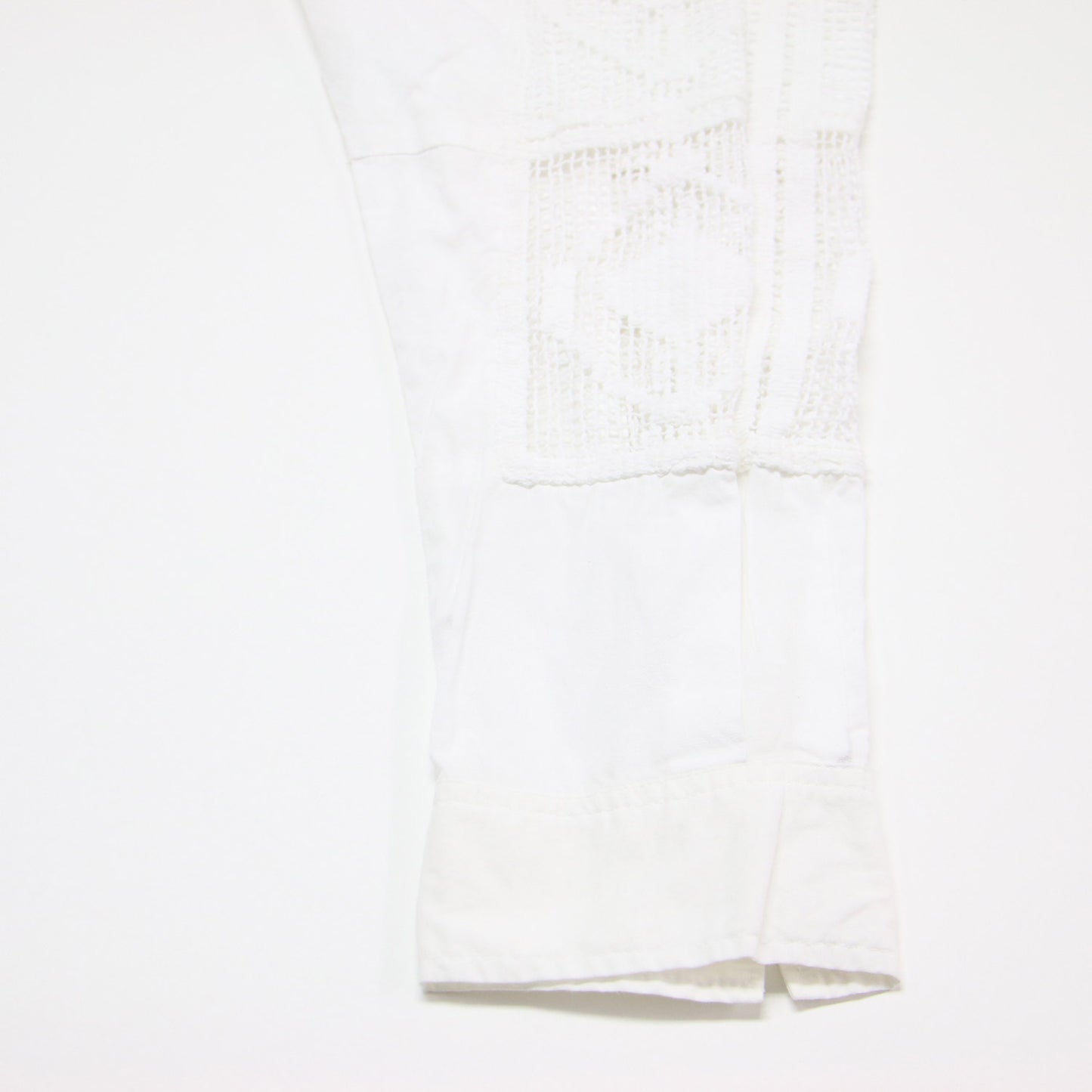 Craft lace シャツ / コットン レース ロング 長袖