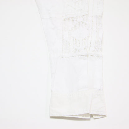Craft lace シャツ / コットン レース ロング 長袖