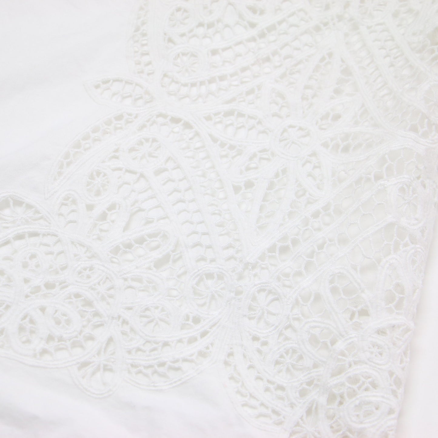 Craft lace シャツ / コットン レース ロング 長袖