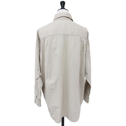 24春夏 コットン レギュラーカラー シャツ / 長袖 オーバーサイズ