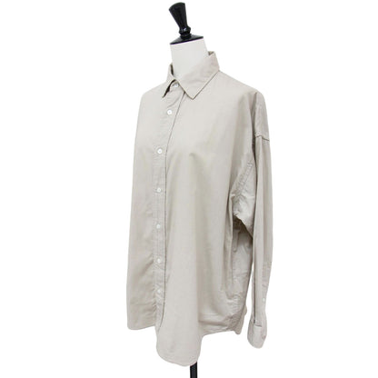 24春夏 コットン レギュラーカラー シャツ / 長袖 オーバーサイズ