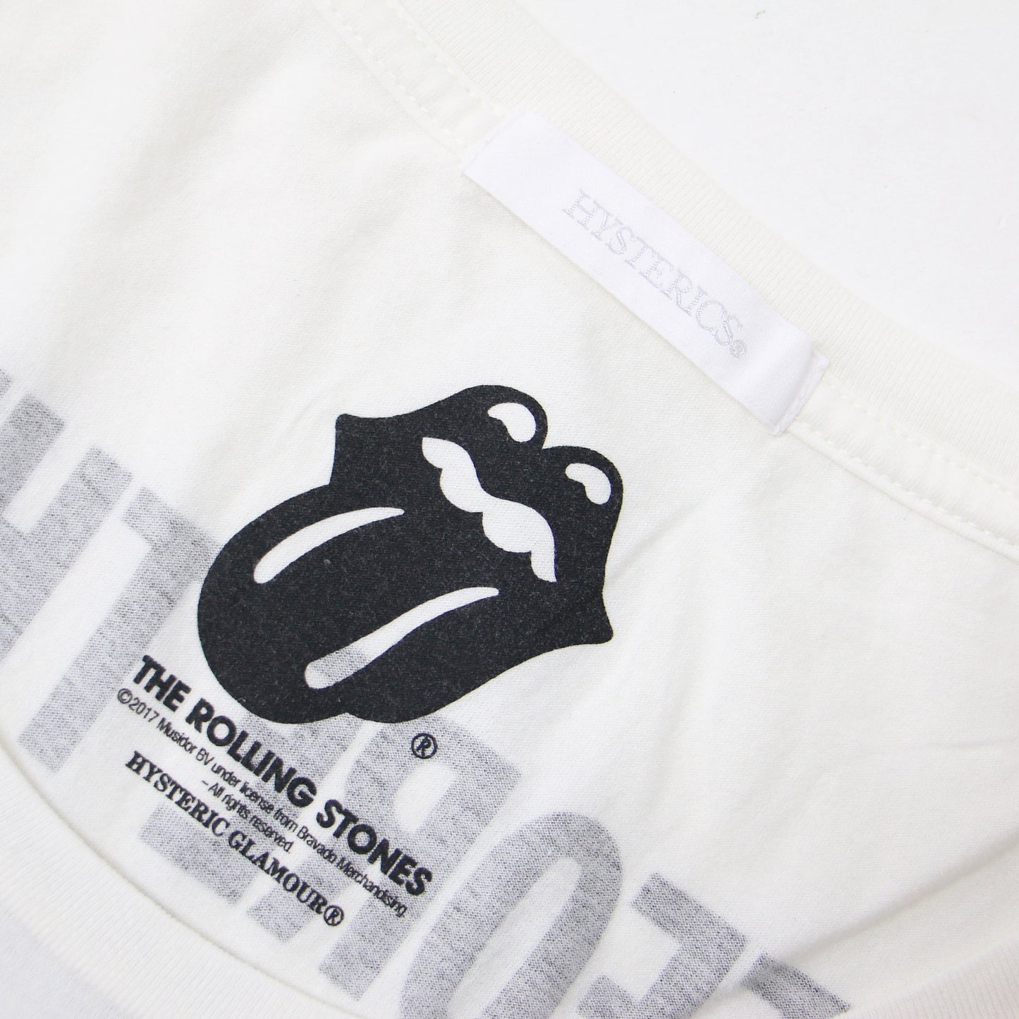 × THE ROLLING STONES HYSTERICS フォトプリント ショートスリーブ Tシャツ / カットソー 半袖 コットン