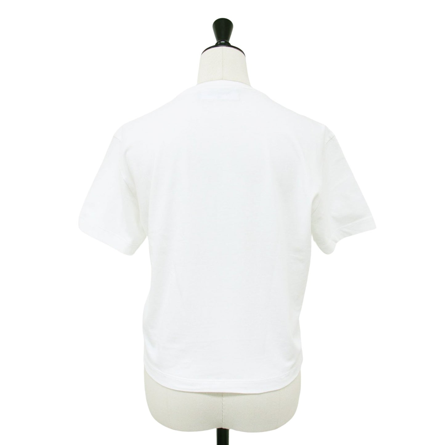 24春夏 ハート ロゴ ショートスリーブ Tシャツ S75GD0382 / 半袖 ラインストーン コットン