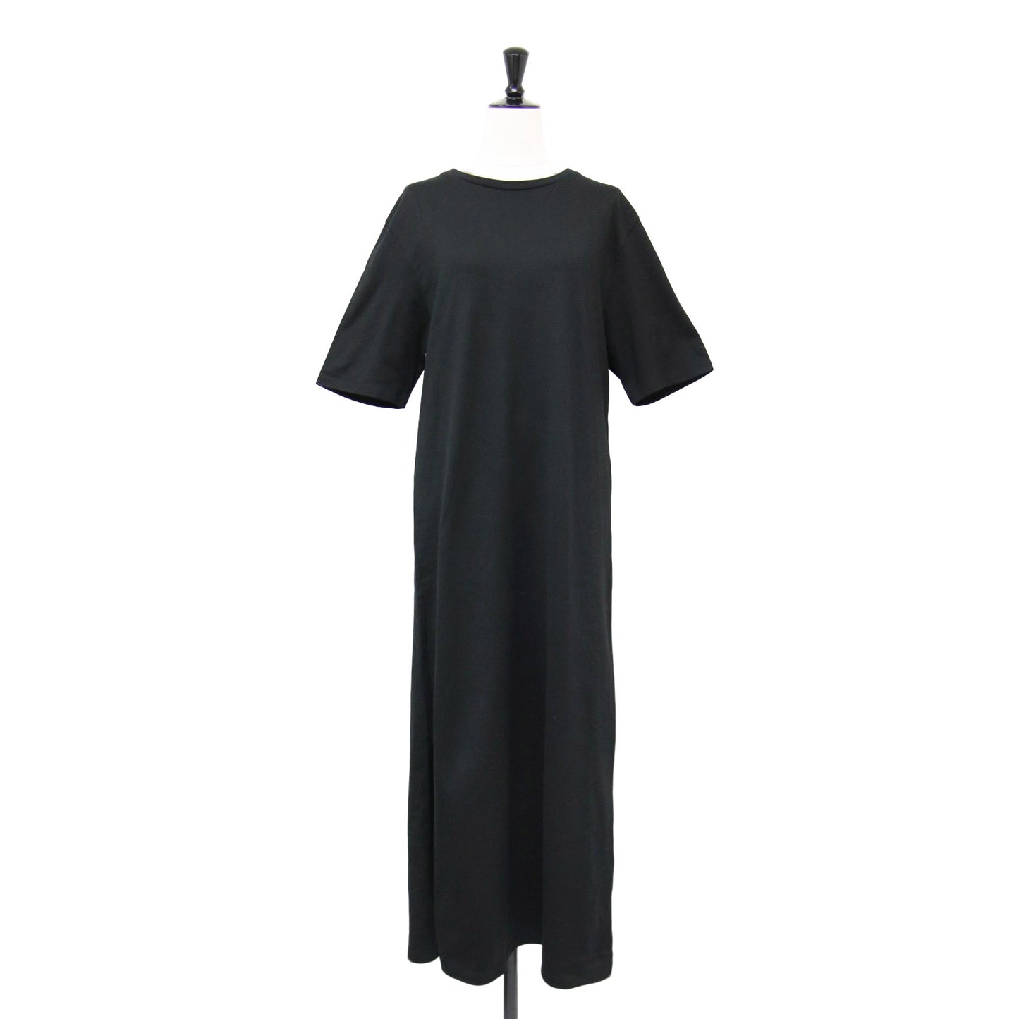 Royal Organic Cotton ドレス / マキシ丈 半袖 クルーネック カットソー素材 ワンピース