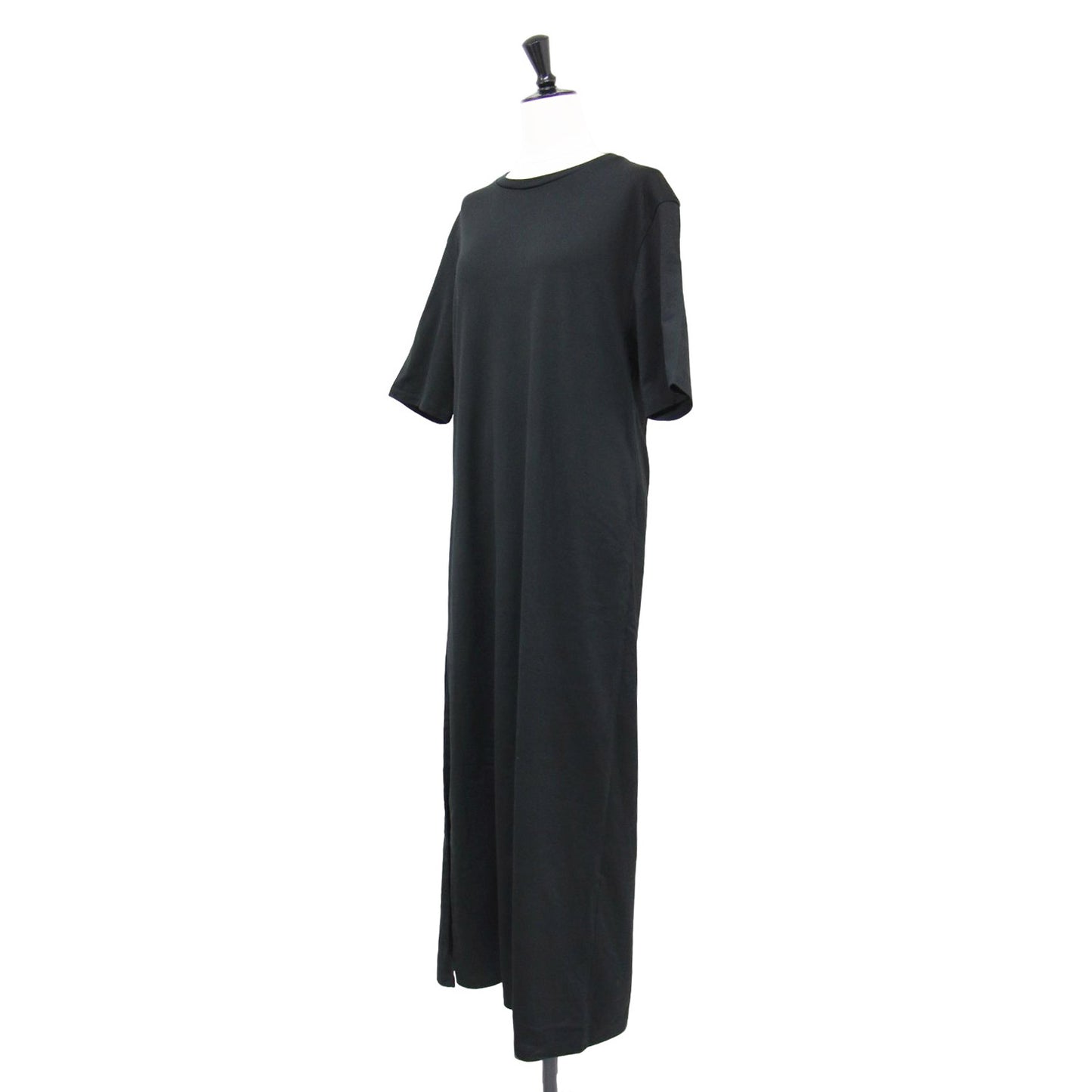 Royal Organic Cotton ドレス / マキシ丈 半袖 クルーネック カットソー素材 ワンピース