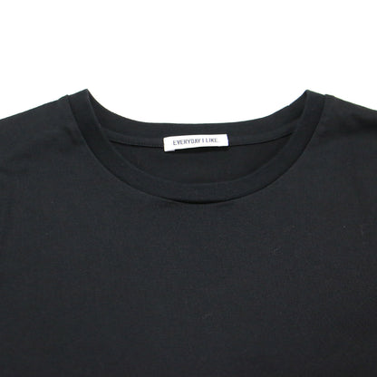 Royal Organic Cotton ドレス / マキシ丈 半袖 クルーネック カットソー素材 ワンピース