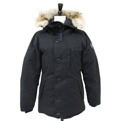 × EDIFICE 別注 クレストン パーカー 3481JMB / CRESTON PARKA ダウンジャケット ブラックディスク コヨーテファー