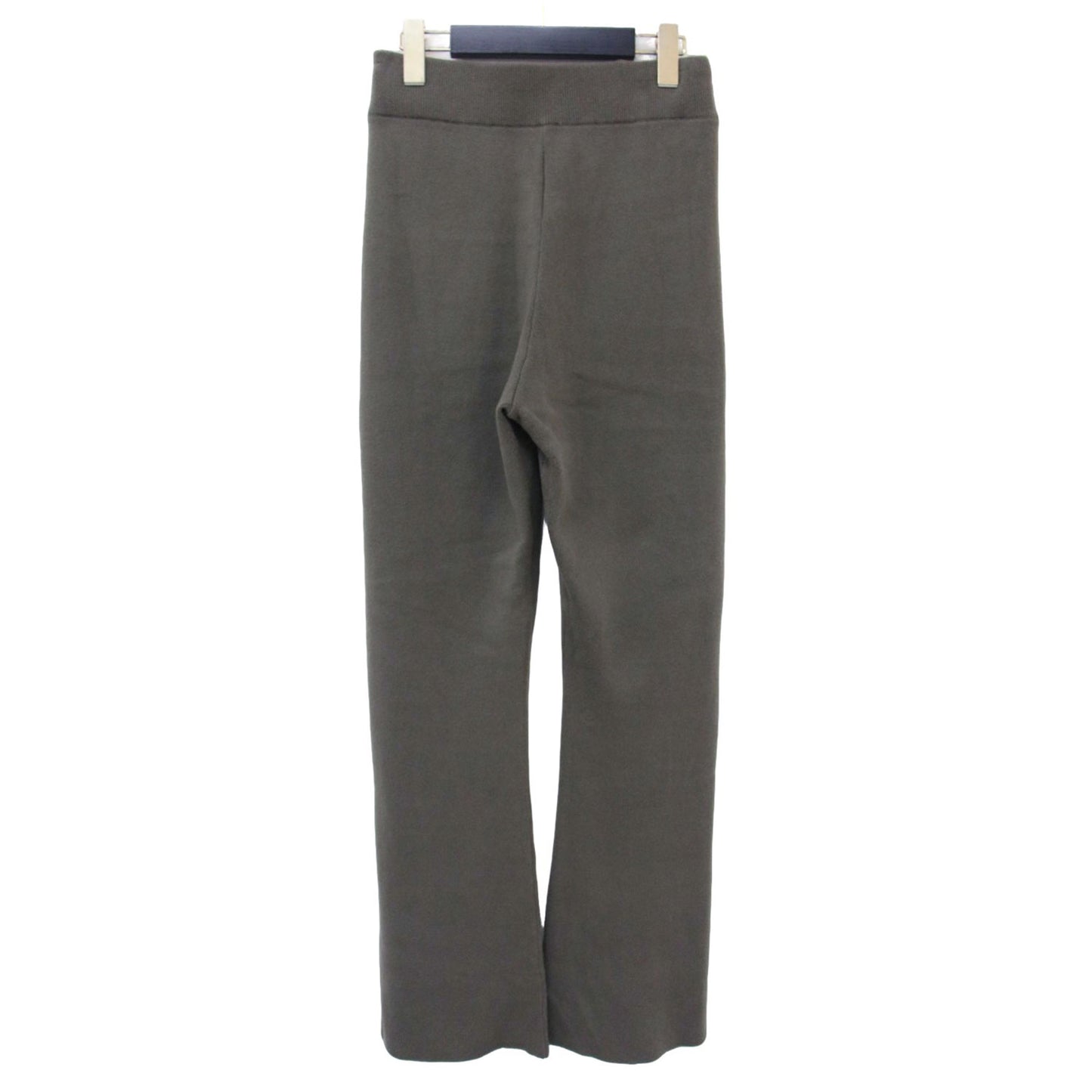 コットン カシミア ニット パンツ / 三つ杢編み ハイゲージ ウエストゴム