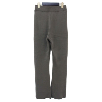 コットン カシミア ニット パンツ / 三つ杢編み ハイゲージ ウエストゴム