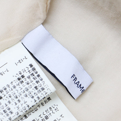 シアー シャツ ワンピース / Sheer shirt OP ロング丈 長袖 開襟 コットン