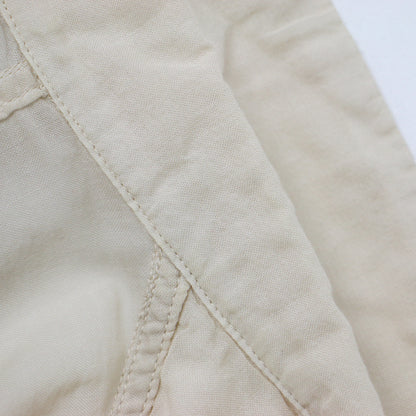 シアー シャツ ワンピース / Sheer shirt OP ロング丈 長袖 開襟 コットン