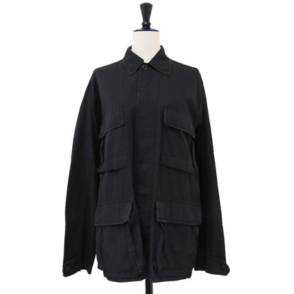 ミリタリー シャツ / BDU SHIRTS 長袖 オーバーサイズ コットン USED加工 定番