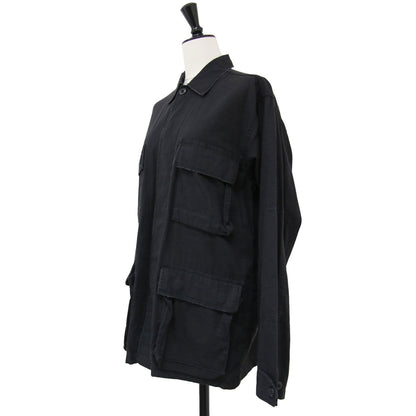 ミリタリー シャツ / BDU SHIRTS 長袖 オーバーサイズ コットン USED加工 定番