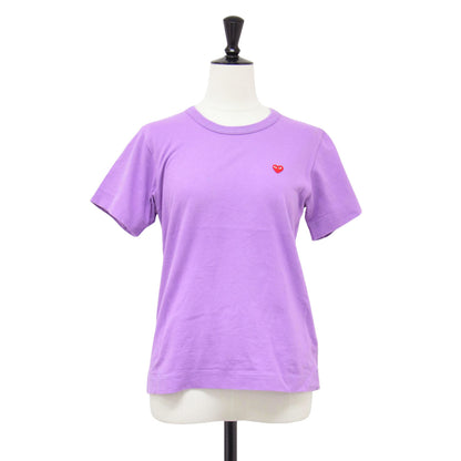 ハート ショートスリーブ Tシャツ / カットソー 半袖 クルーネック コットン 定番 AD2023