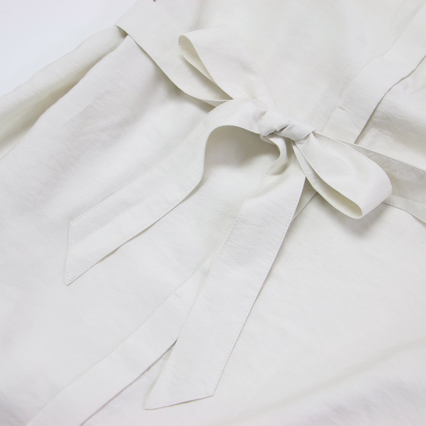 レーヨン ソフトツイル ロング シャツ ドレス / ノーカラー ワンピース 長袖 Vネック 羽織り