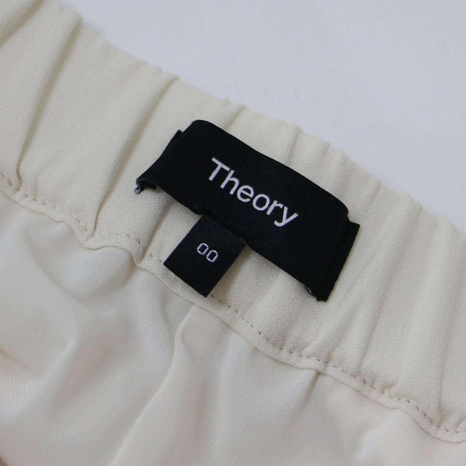 Theory (セオリー) 24春夏 ストレート ワイド パンツ / Powder Crepe Relax ST PO ウエストゴム センタープレス  ストレッチ – ブランド古着の通販・買取 | BEEGLE by Boo-Bee