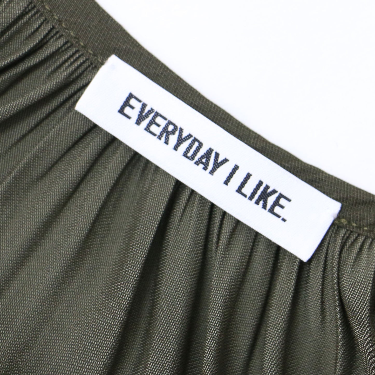 24春夏 EVERYDAY I LIKE. キャミソール ドレス / Camisole Dress ワンピース マキシ丈 フレア ギャザー