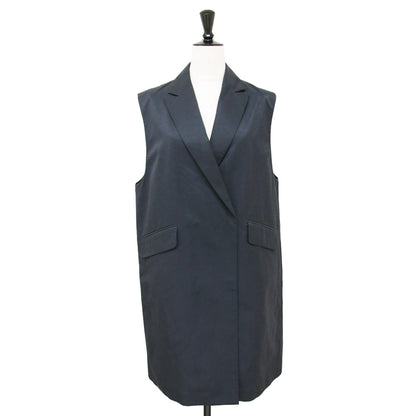 スパークツイル セミロング ジレ / ベスト コットン ナイロン リネン