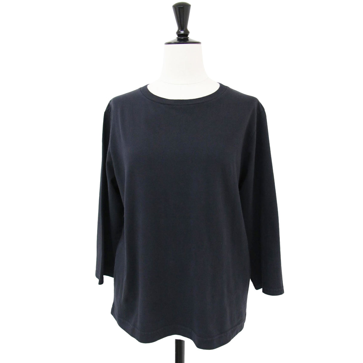 × IENA 別注 23秋冬 78 バックプリント Tシャツ / カットソー 七分袖 クルーネック コットン